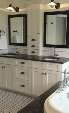 cabinet design Jack And Jill Traditional Bathroom Design, Pictures, Remodel, Decor and Ideas - page 76