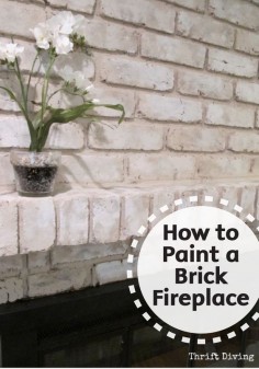 Easily refinish your old brick fireplace and give it a brand new look by painting it. Check out this great DIY tutorial for the best tips and tricks to make a big impact with a small budget. Make sure to add Bounty Paper Towels to your project supply list!