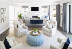 Family Home with Classic Transitional Interiors - "Living Room Furniture Layout"