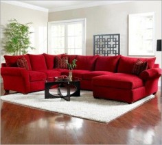 I want a huge sectional like this. A huge house to go with it would be nice, too.
