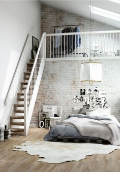 If I had a room like this, I would jump off the top of the stair case and onto my bed