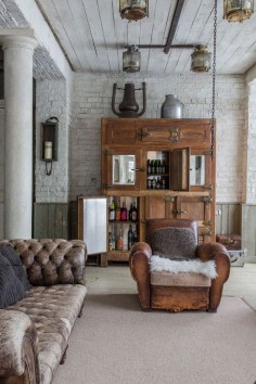 Industrial decor style is perfect for any interior.