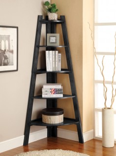 LYSS This five-tier ladder shelf is perfect in any corner of your home. Ladder Shelf Sale for $77