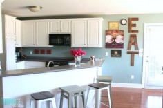 Paint Kitchen Cabinets without Fancy Equipment