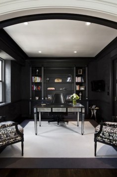 SallyL: GRADE Architecture + Interior Design - Daring office space painted black! Beautiful ...
