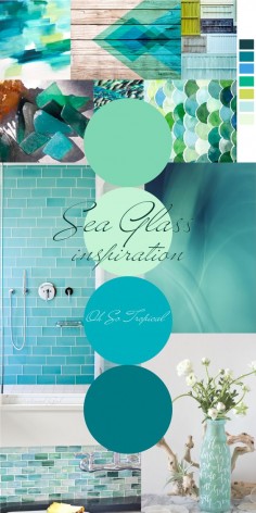 Sea Glass Inspiration - Oh So Tropical