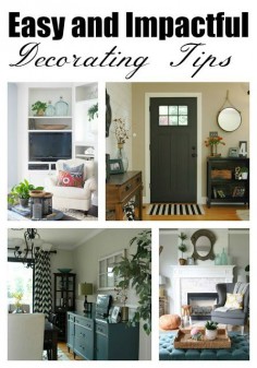 You don't have to spend a lot of money to make a big impact! Check out these tips for an easy update to your home decor.