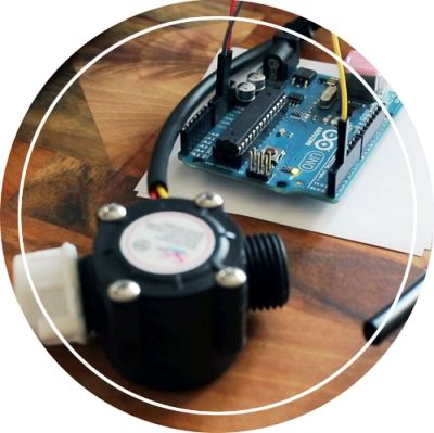 arduino water flow sensor project